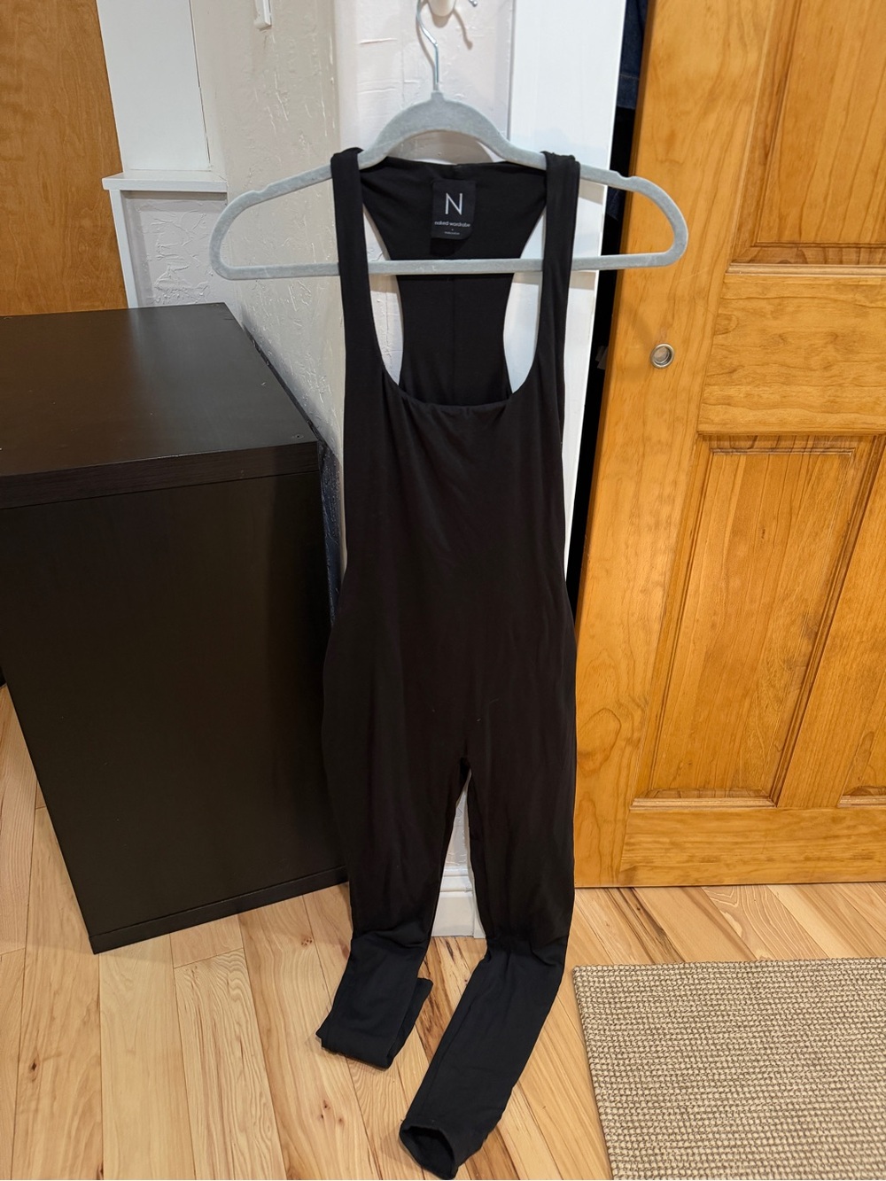 naked wardrobe Black Sleeveless Jumpsuit